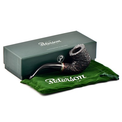 Курительная трубка Peterson Emerald Rustic 05 P-Lip, 9 мм вид 7