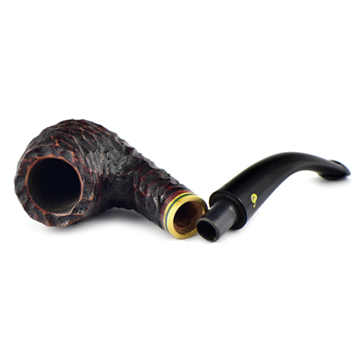 Курительная трубка Peterson Emerald Rustic 69 P-Lip, 9 мм вид 6