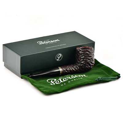 Курительная трубка Peterson Emerald Rustic 107 P-Lip, 9 мм вид 7