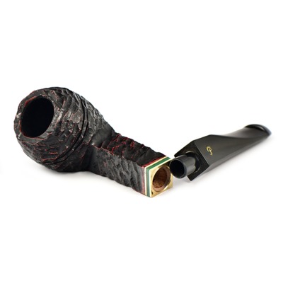 Курительная трубка Peterson Emerald Rustic 150 P-Lip, 9 мм вид 2