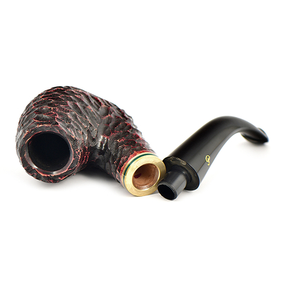 Курительная трубка Peterson Emerald Rustic 304 P-Lip, 9 мм вид 3