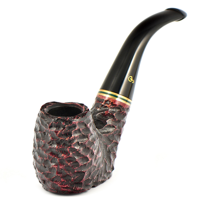 Курительная трубка Peterson Emerald Rustic 304 P-Lip, 9 мм вид 6