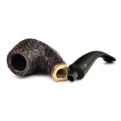 Курительная трубка Peterson Emerald Rustic XL90 P-Lip, 9 мм вид 2