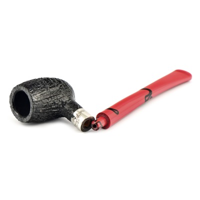 Курительная трубка Peterson Halloween 2024 Dracula SandBlast Barrel, без фильтра вид 2
