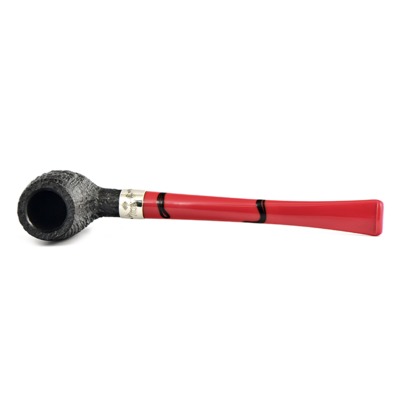 Курительная трубка Peterson Halloween 2024 Dracula SandBlast Barrel, без фильтра вид 5