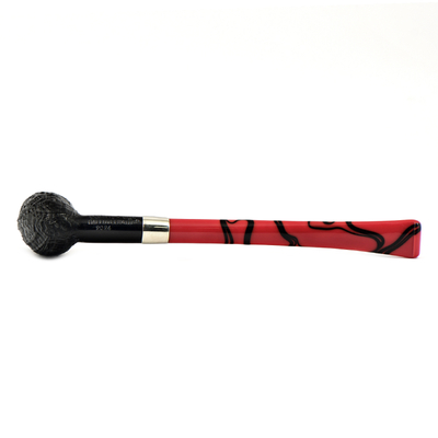Курительная трубка Peterson Halloween 2024 Dracula SandBlast Bent Billiard, без фильтра вид 5