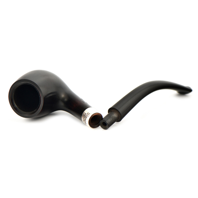 Курительная трубка Peterson Junior Heritage - Silver Mounted Bent Billiard, без фильтра вид 6