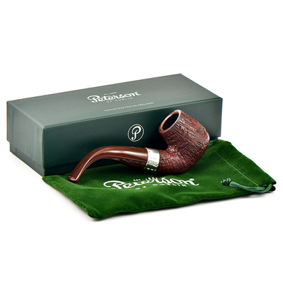 Курительная трубка Peterson Irish Harp SandBlast 221, без фильтра вид 7