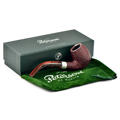 Курительная трубка Peterson Irish Harp - SandBlast 69, без фильтра вид 7