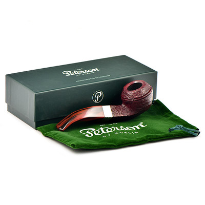 Курительная трубка Peterson Irish Harp - SandBlast 80s, 9 мм вид 7