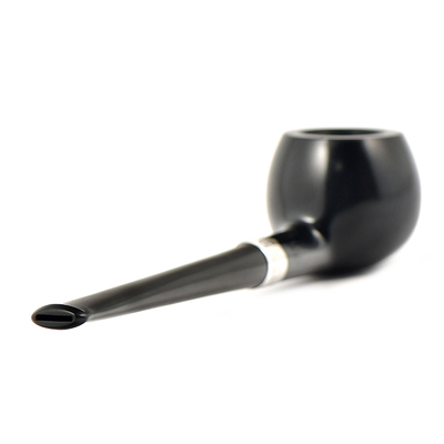 Курительная трубка Peterson Junior Ebony - Silver Mounted - Prince, без фильтра вид 3