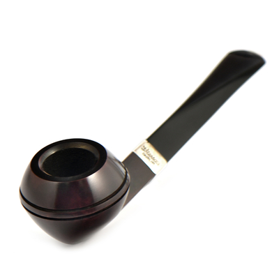 Курительная трубка Peterson Junior Heritage - Silver Mounted Straight Buldog, без фильтра вид 3