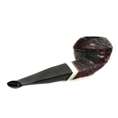 Курительная трубка Peterson Junior - Rustic - Nickel Mounted Straight Buldog, без фильтра вид 4