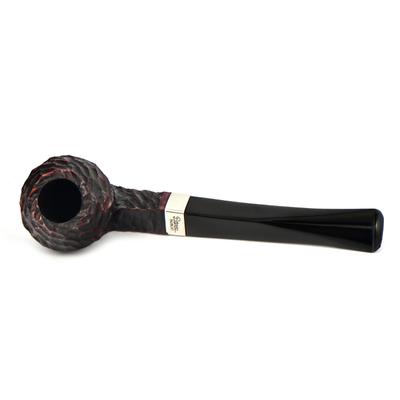 Курительная трубка Peterson Junior - Rustic - Nickel Mounted Straight Buldog, без фильтра вид 2