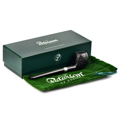 Курительная трубка Peterson Junior SandBlast - Silver Mounted Acorn, без фильтра вид 7