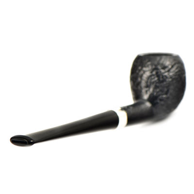 Курительная трубка Peterson Junior SandBlast - Silver Mounted Acorn, без фильтра вид 4
