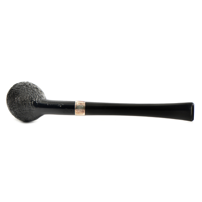Курительная трубка Peterson Junior SandBlast - Silver Mounted Belge, без фильтра вид 3