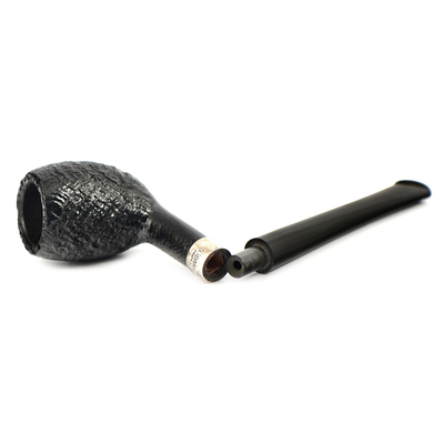 Курительная трубка Peterson Junior SandBlast - Silver Mounted Belge, без фильтра вид 4