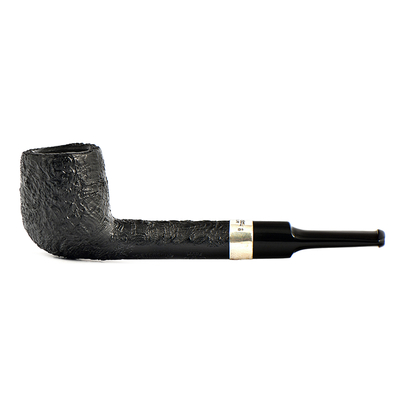 Курительная трубка Peterson Junior SandBlast - Silver Mounted Lovat, без фильтра вид 1