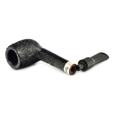 Курительная трубка Peterson Junior SandBlast - Silver Mounted Lovat, без фильтра вид 2