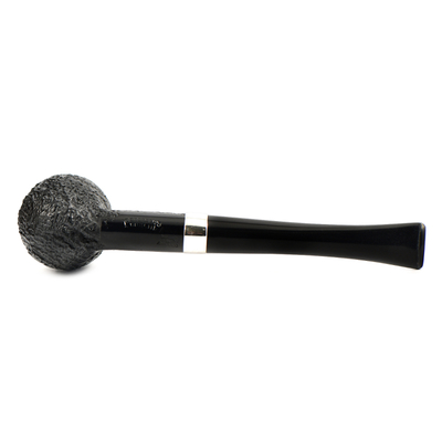Курительная трубка Peterson Junior SandBlast - Silver Mounted Pear, без фильтра вид 2