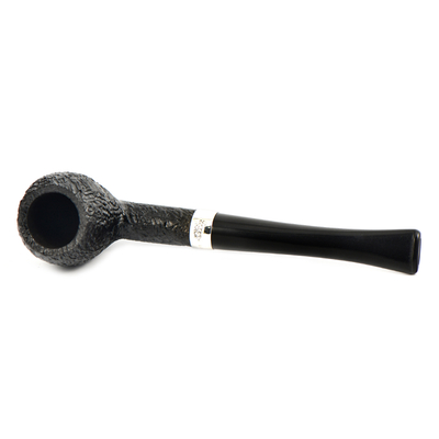 Курительная трубка Peterson Junior SandBlast - Silver Mounted Pear, без фильтра вид 3