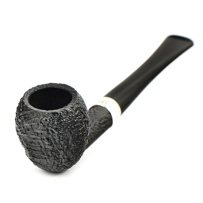 Курительная трубка Peterson Junior SandBlast - Silver Mounted Pear, без фильтра вид 4