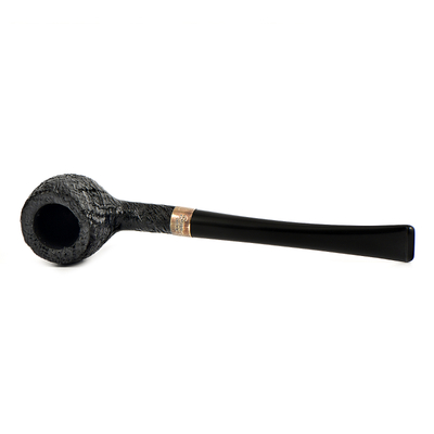 Курительная трубка Peterson Junior SandBlast - Silver Mounted Prince, без фильтра вид 5