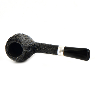 Курительная трубка Peterson - Junior - SandBlast - Silver Mounted - Short Apple, без фильтра вид 5