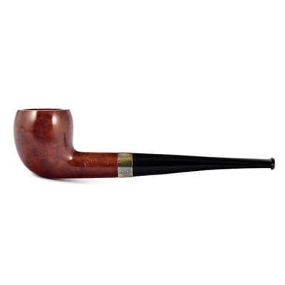 Курительная трубка Peterson - Junior - Terracotta - Pear Silver Mounted, без фильтра вид 1