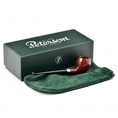 Курительная трубка Peterson Junior Terracotta - Silver Mounted Acorn, без фильтра вид 7