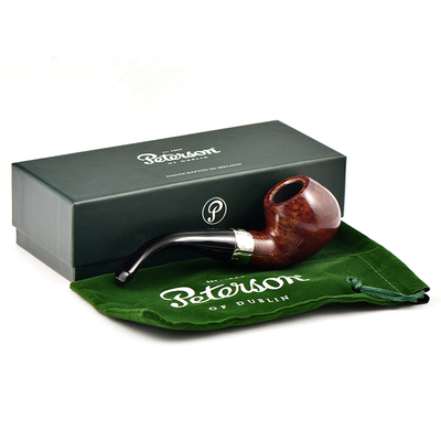 Курительная трубка Peterson Kildare 03 Silver P-Lip, 9 мм вид 7