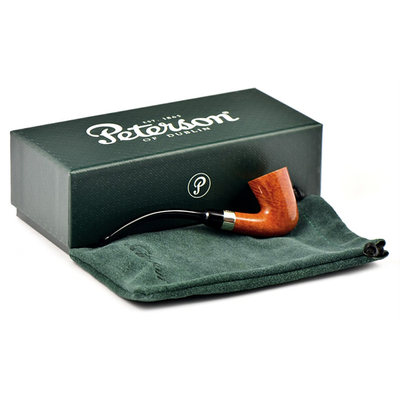 Курительная трубка Peterson Speciality Pipes - Calabash - Natural Silver Mounted, без фильтра вид 7