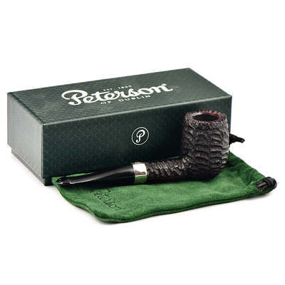 Курительная трубка Peterson Pub pipe Rustic Dublin P-Lip, без фильтра вид 7