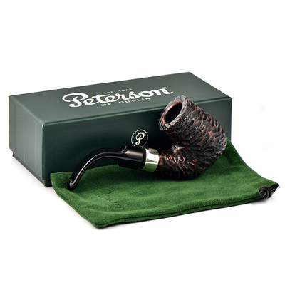 Курительная трубка Peterson Pub pipe Rustic P-Lip, без фильтра вид 7