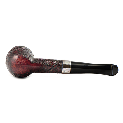 Курительная трубка Peterson Pub pipe Sandblast Billiard P-Lip, без фильтра вид 3