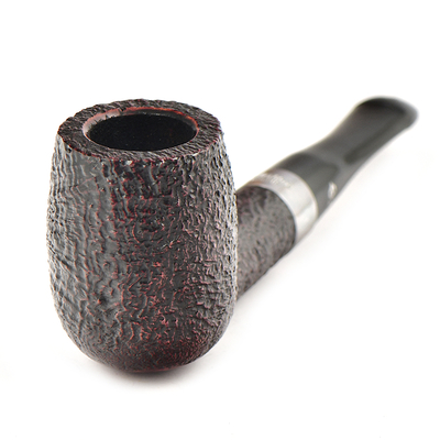 Курительная трубка Peterson Pub pipe Sandblast Billiard P-Lip, без фильтра вид 2