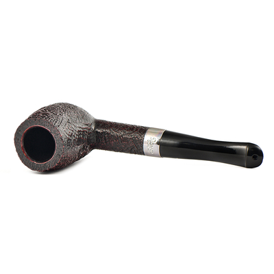 Курительная трубка Peterson Pub pipe Sandblast Billiard P-Lip, без фильтра вид 6
