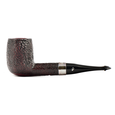 Курительная трубка Peterson Pub pipe Sandblast Billiard P-Lip, без фильтра вид 1