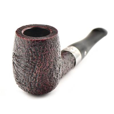 Курительная трубка Peterson Pub pipe Sandblast Billiard P-Lip, 9 мм вид 6