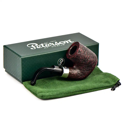Курительная трубка Peterson Pub pipe Sandblast P-Lip, без фильтра вид 2