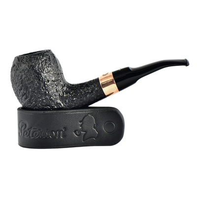 Курительная трубка Peterson Sherlock Holmes Christmas 2021 Sandblast Strand , 9 мм вид 1