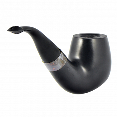 Курительная трубка Peterson Sherlock Holmes - Ebony - Professor P-Lip, без фильтра вид 2
