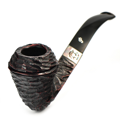Курительная трубка Peterson Sherlock Holmes Rustic Hansom P-Lip, без фильтра вид 6