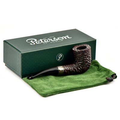 Курительная трубка Peterson Sherlock Holmes Rustic Mycroft P-Lip, без фильтра вид 7