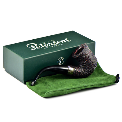 Курительная трубка Peterson Sherlock Holmes - Rustic - Original P-Lip, без фильтра вид 7