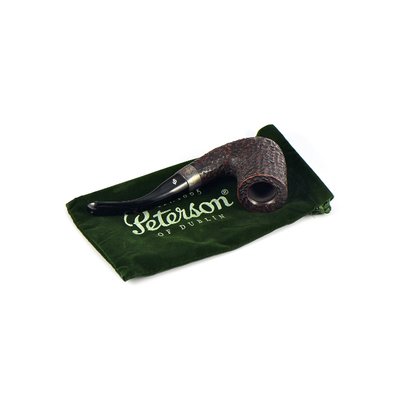 Курительная трубка Peterson Sherlock Holmes Sandblast Rathbone P-Lip 9 мм вид 1
