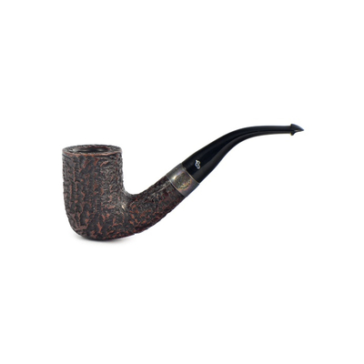 Курительная трубка Peterson Sherlock Holmes Sandblast Rathbone P-Lip 9 мм вид 7