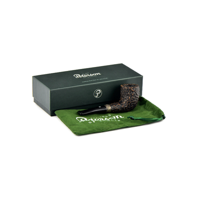 Курительная трубка Peterson Short Rusticated 268, без фильтра вид 7