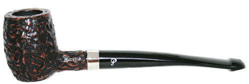 Курительная трубка Peterson Speciality Pipes Rustic Nickel Mounted Barrel P-Lip, без фильтра вид 1